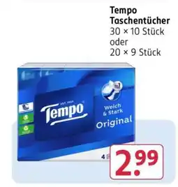 Rossmann Tempo Taschentücher Angebot