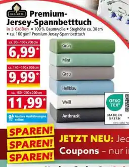 Norma Premium-Jersey- Spannbetttuch Angebot