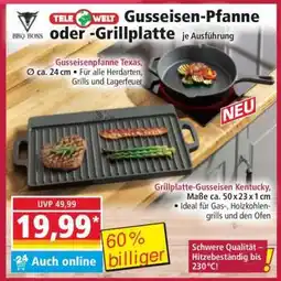 Norma Gusseisen-Pfanne oder -Grillplatte Angebot