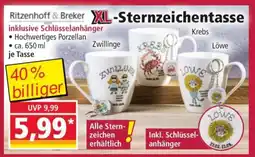 Norma XL-Sternzeichentasse Angebot
