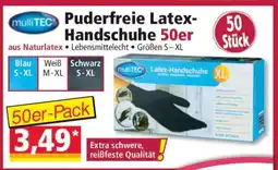 Norma Puderfreie Latex-Handschuhe 50er Angebot