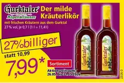 Norma Gurktaler Der milde Kräuterlikör Angebot