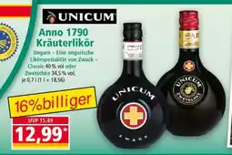 Norma Anno 1790 Kräuterlikör Angebot