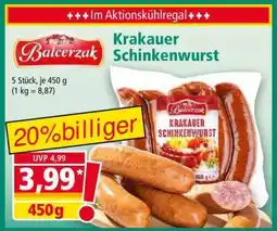 Norma Krakauer Schinkenwurst Angebot