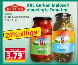 Norma XXL Gurken Malosol/eingelegte Tomaten Angebot