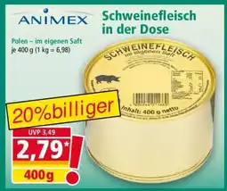 Norma Schweinefleisch in der Dose Angebot