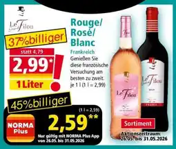 Norma Le Filou Rouge/Rosé/Blanc Angebot