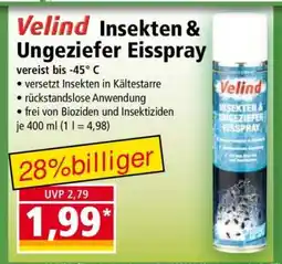 Norma Velind Insekten & Ungeziefer Eisspray Angebot