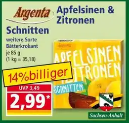 Norma Argenta Apfelsinen & Zitronen Schnitten Angebot