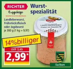 Norma Landleberwurst, Frühstücksfleisch oder Jagdwurst Angebot