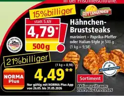 Norma Hähnchen-Bruststeaks Angebot