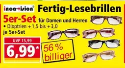 Norma Fertig-Lesebrillen 5er-Set Angebot