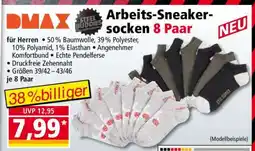 Norma Arbeits-Sneaker-socken 8 Paar Angebot