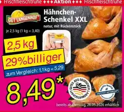 Norma Hähnchen- Schenkel XXL Angebot