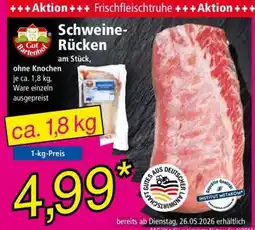 Norma Schweine-Rücken Angebot