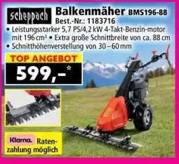 Norma Balkenmäher BMS196-88 Angebot