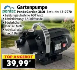 Norma Gartenpumpe PondoGarden 3800 Angebot