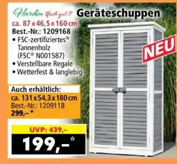 Norma Geräteschuppen Angebot