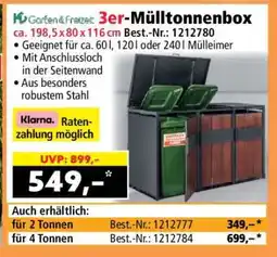 Norma 3er-Mülltonnenbox Angebot