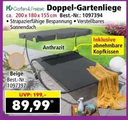 Norma Doppel-Gartenliege Angebot