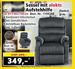 Norma Sessel mit elektr. Aufstehhilfe Angebot