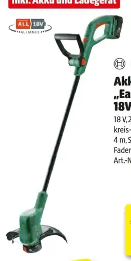 Hagebau Bosch Akku-Rasentrimmer Easy Grass Cut 18V - 230 Angebot