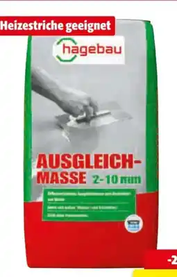 Hagebau Hagebaumarkt Ausgleichmasse Angebot