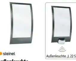 Hagebau Steinel Außenleuchte L 22 Angebot