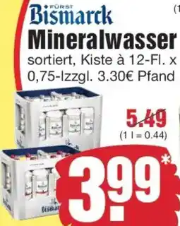 Edeka Furst Bismarck Mineralwasser Angebot