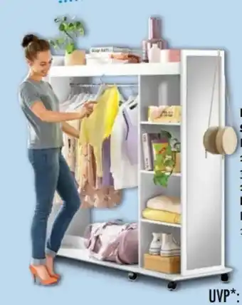 Trends Möbel Self Kleiderwagen Vinnie Angebot