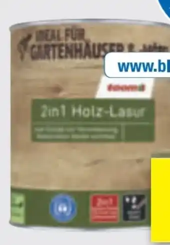 toom Baumarkt Toom 2in1 Holz-Lasur Angebot