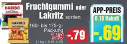 Edeka Haribo Fruchtgummi oder Lakritz Angebot