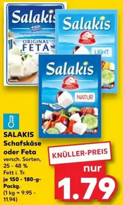 Kaufland SALAKIS Schafskäse oder Feta Angebot
