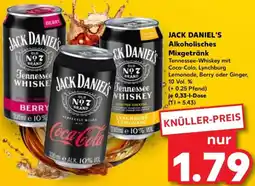 Kaufland JACK DANIEL'S Alkoholisches Mixgetränk Angebot