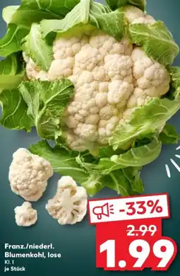 Kaufland Franz./niederl. Blumenkohl, lose Angebot