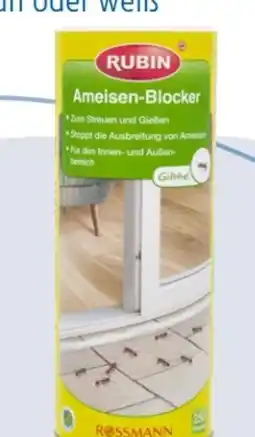 Rossmann Rubin Ameisen-Blocker Angebot