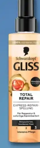 Rossmann Schwarzkopf Gliss Kur Express-Repair-Spülung Angebot