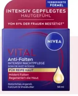 Rossmann Nivea Vital Anti-Falten intensiv Nachtpflege Angebot