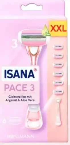 Rossmann Isana Pace 6 Lady Rasierer XXL Angebot
