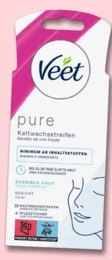 Rossmann Veet Kaltwachsstreifen Gesicht Angebot