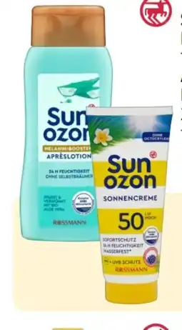 Rossmann Sunozon Sonnencreme LSF 50 Angebot