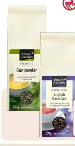 Rossmann King's Crown Grüner Tee Angebot