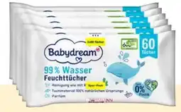 Rossmann Babydream 99% Wasser Feuchttücher Angebot