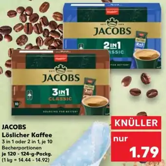 Kaufland JACOBS Löslicher Kaffee Angebot