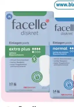 Rossmann Facelle Diskret Hygiene-Einlagen Angebot