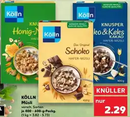 Kaufland KÖLLN Müsli Angebot