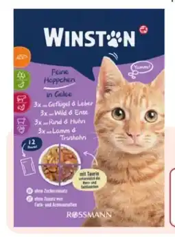 Rossmann Winston Gourmet Katze Feine Häppchen Angebot