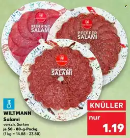 Kaufland WILTMANN Salami Angebot