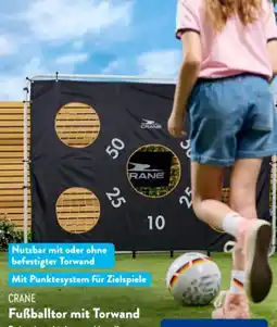 Aldi Süd Crane Fußballtor mit Torwand Angebot