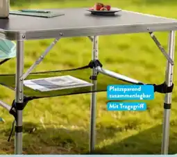 Aldi Süd Adventuridge Faltbarer Campingtisch Angebot